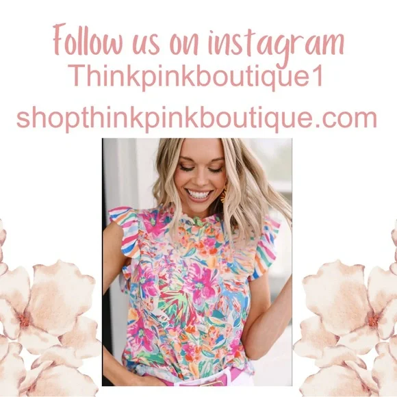 Anthropologie Black Knit V-Neck Sweater Top with Bright Floral Appliqués - Picture 2 of 2